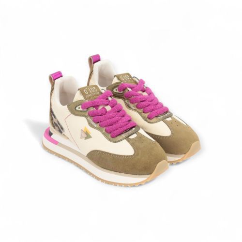 0-105 ZeroCentCinq Sneaker Kaki dames (Lenox Iris - Lenox Iris) - Rigi