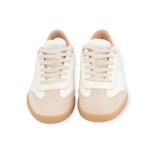 Zero Cent Cinq 0-0105, Nove Pure Polish off wit lakleer en beige suède voor dames. 