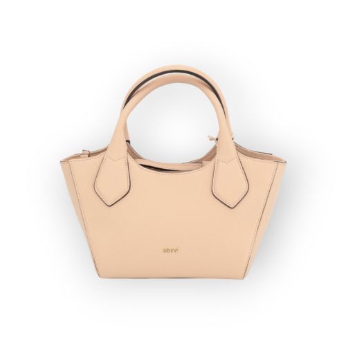 Abro Hand- en schoudertas Nude