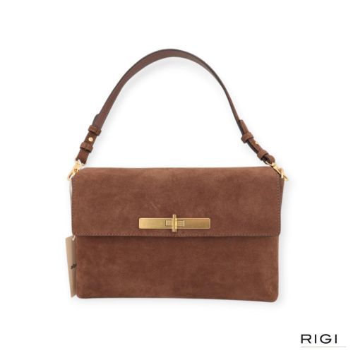 Abro Hand- en schoudertas Cognac