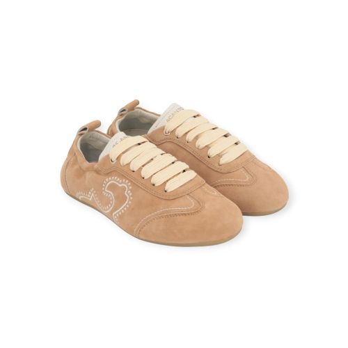 Acanto Girona sneaker in beige suède voor dames. 
