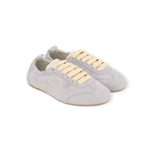 Acanto Girona sneaker in lichtblauw suède voor dames. 