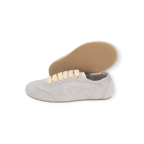 Acanto Girona sneaker in lichtblauw suède voor dames. 