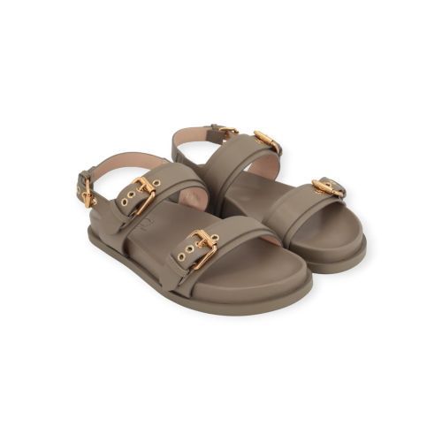 AGL Cristina dames sandaal in groen leer. AGL Cristina dames sandaal in groen leer.