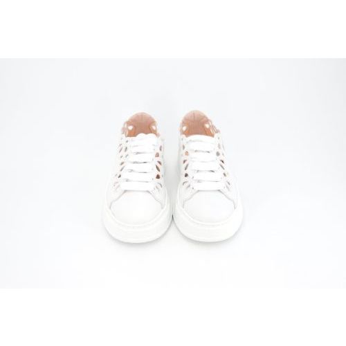 AGL Sneaker Wit dames (Giuly Embroidery D946009PGKA076A634 - Giuly Embroidery D946009PGKA07) - Rigi
