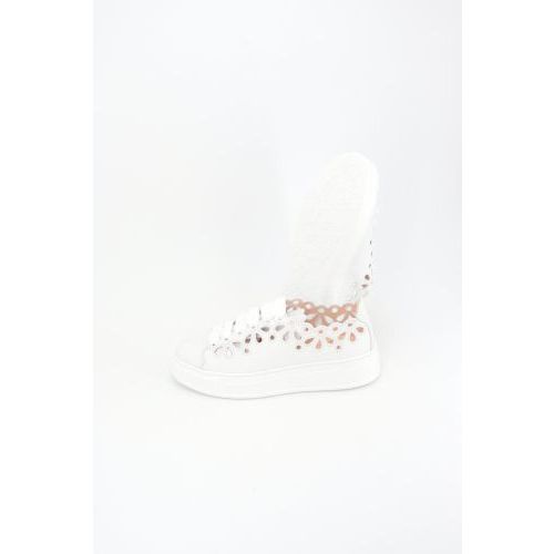 AGL Sneaker Wit dames (Giuly Embroidery D946009PGKA076A634 - Giuly Embroidery D946009PGKA07) - Rigi