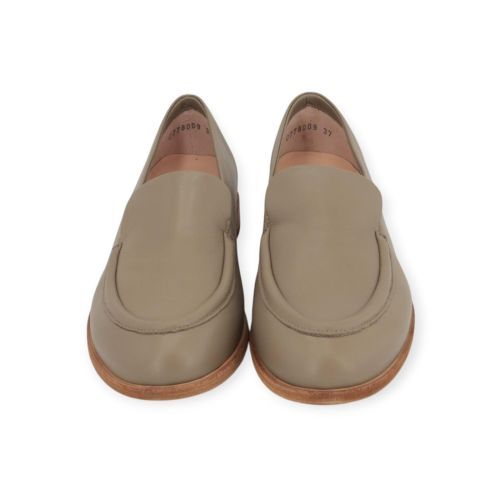 AGL New College Moc, mocassin in groen zacht leer voor dames. 