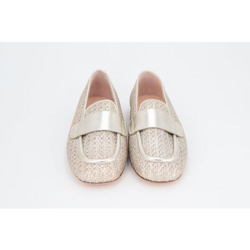 AGL Mocassins - Loafers Goud dames (Sheryl Raffia D834054PCK7761G473 - Sheryl Raffia D834054PCK7761G4) - Rigi