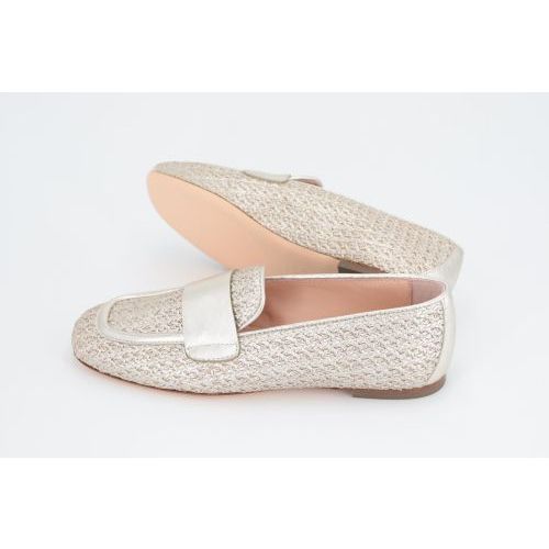 AGL Mocassins - Loafers Goud dames (Sheryl Raffia D834054PCK7761G473 - Sheryl Raffia D834054PCK7761G4) - Rigi