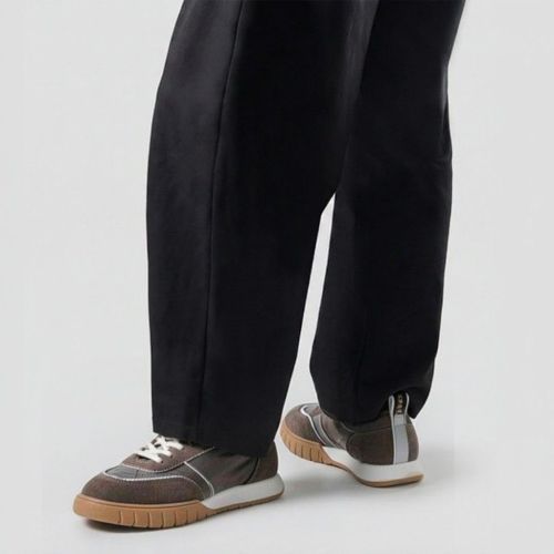 Alexander Smith Abbey Woman sneaker in lichtbruin suède voor dames. 