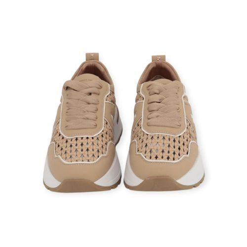 Alexander Smith Liverpool dames sneaker in camel leer. 