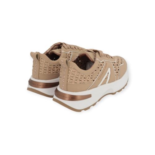 Alexander Smith Liverpool dames sneaker in camel leer. 