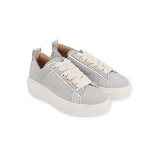 Alexander Smith Wembley High dames sneaker in het licht grijs suede. Alexander Smith Wembley High dames sneaker in het licht grijs suede.
