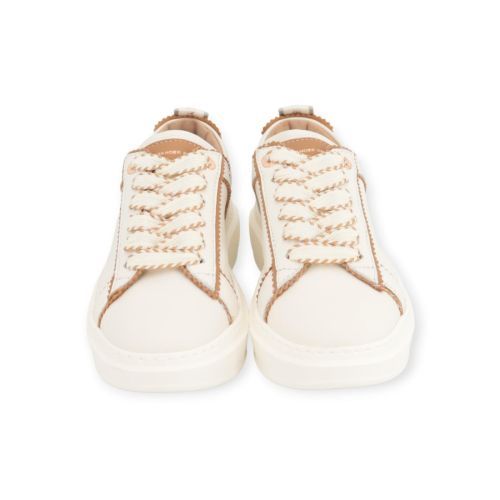 Alexander Smith Webley unlined dames sneaker in wit met cognac Alexander Smith Webley unlined dames sneaker in wit met cognac