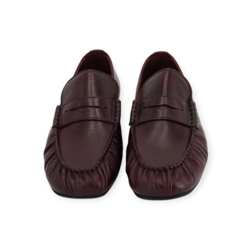 Alohas Aven Rift mocassin in bordeaux burgundy voor dames.