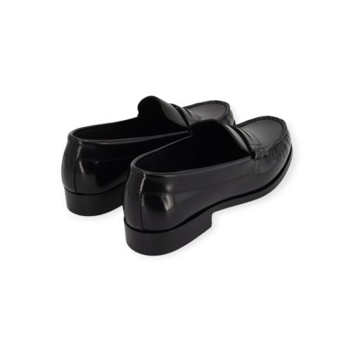 Aholas Rivet dames mocassin in zwart leer.