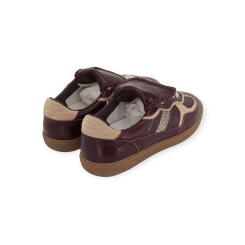 Aholas TB 490 Club dames sneaker in bordeaux (burgundy) leer.