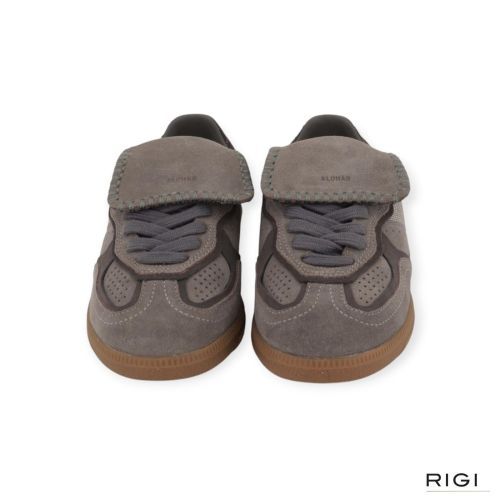 Alohas Tb. 490 Club S100917-06 sneaker in grijs suède voor dames. Alohas Tb. 490 Club S100917-06 sneaker in grijs suède voor dames.