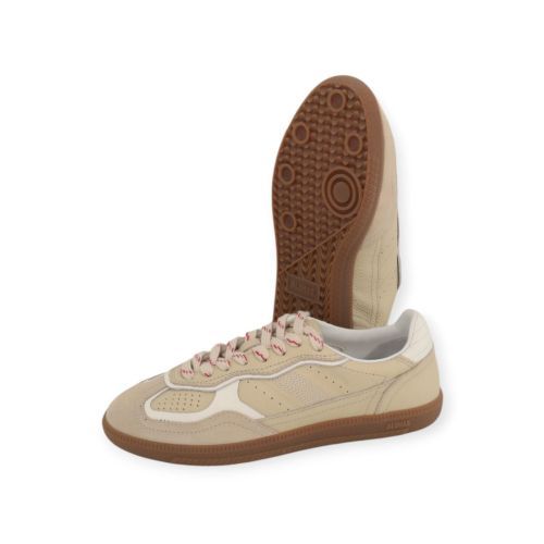 Aholas TB 490 Rife dames sneaker in beige leer.