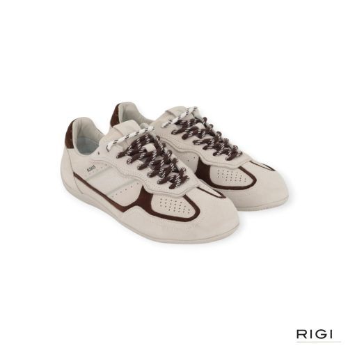 Alohas Tb.91 S101114-02 sneaker in beige suède voor dames. Alohas Tb.91 S101114-02 sneaker in beige suède voor dames.