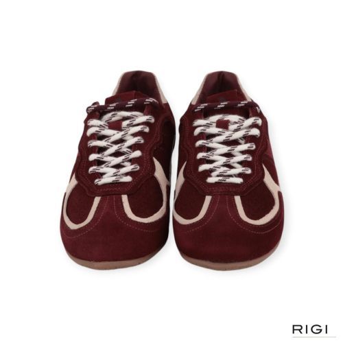 Alohas Tb.91 S101114-11 sneaker in bordeaux suède voor dames. Alohas Tb.91 S101114-11 sneaker in bordeaux suède voor dames.