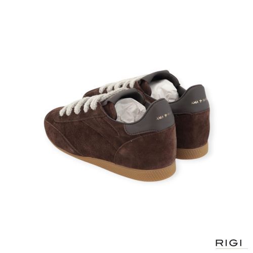 Ama-Brand ATHL 4800 sneaker voor dames in bruin suède. Ama-Brand ATHL 4800 sneaker voor dames in bruin suède.