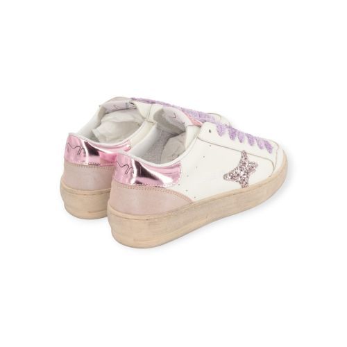 Ama Brand Slam 4532 sneaker in wit leer voor dames.