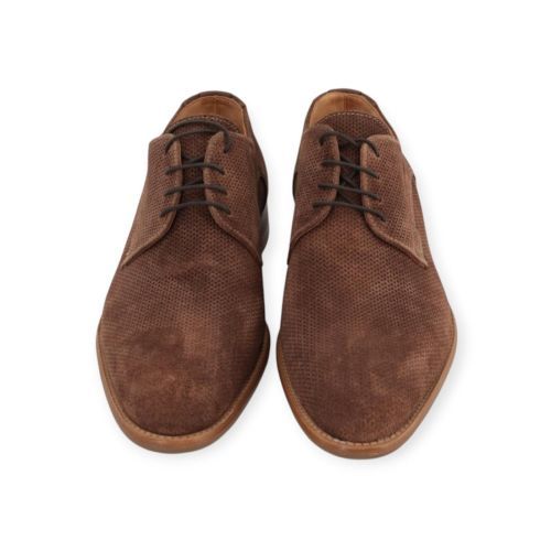 Ambiorix Jurassic veterschoen in bruin suède leer. 