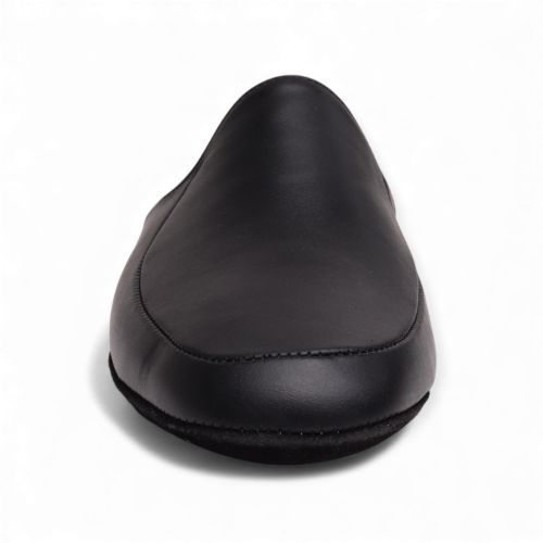 Ambiorix heren pantoffel zwart leer