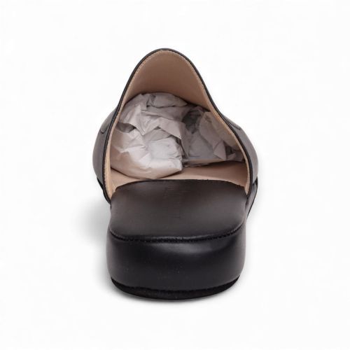 Ambiorix heren pantoffel zwart leer