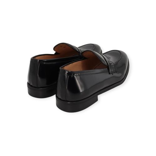 Ambiorix River mocassin in zwart glad leer voor heren.