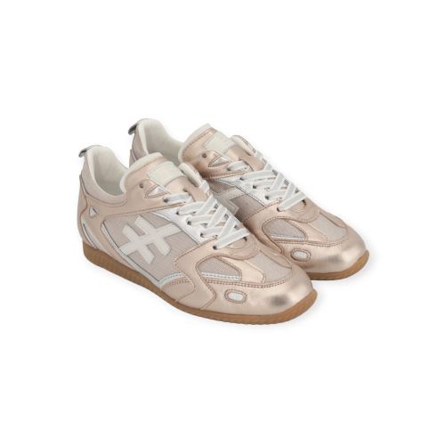 Another Trend Juliette sneaker in goud shining leer voor dames. Another Trend Juliette sneaker in goud shining leer voor dames.