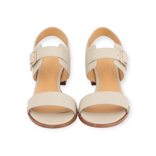 Atelier Content Eve dames sandaal in off wit leer.