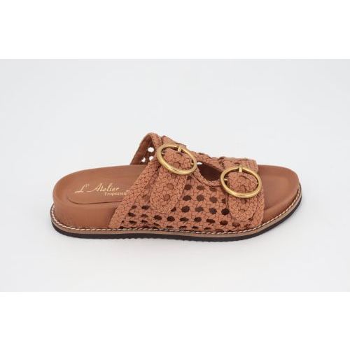Atelier Tropezien Slipper - Muiltje Cognac Atelier Tropezien Slipper - Muiltje Cognac