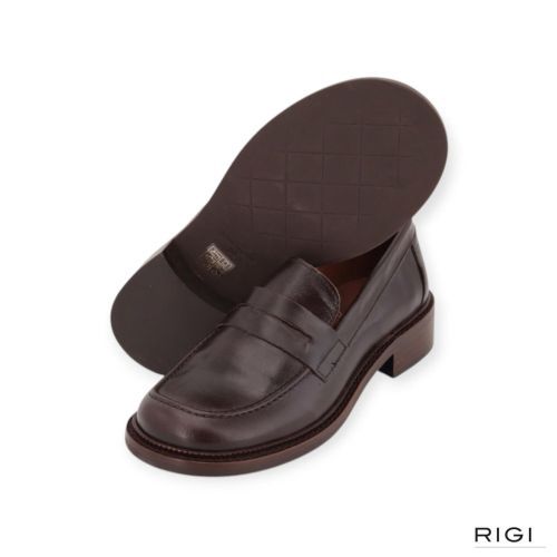 Belang 08526 mocassin in bruin leer voor dames. Belang 08526 mocassin in bruin leer voor dames.