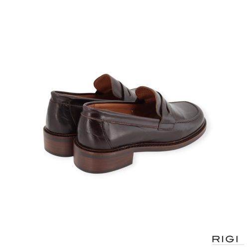 Belang 08526 mocassin in bruin leer voor dames. Belang 08526 mocassin in bruin leer voor dames.