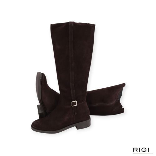 Belang BLG86  laars 08540 in bruin leer voor dames. 