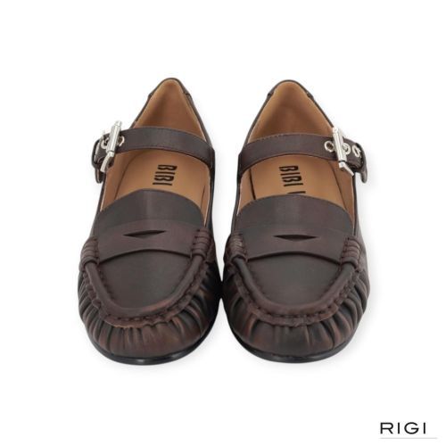 Bibi Lou Amaris Loafer dames mocassin in bruin leer. Bibi Lou Amaris Loafer dames mocassin in bruin leer.
