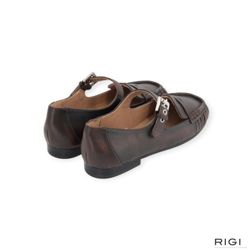 Bibi Lou Amaris Loafer dames mocassin in bruin leer. Bibi Lou Amaris Loafer dames mocassin in bruin leer.