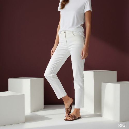 Bibi Lou Holly flat dames slipper in cognac leer.