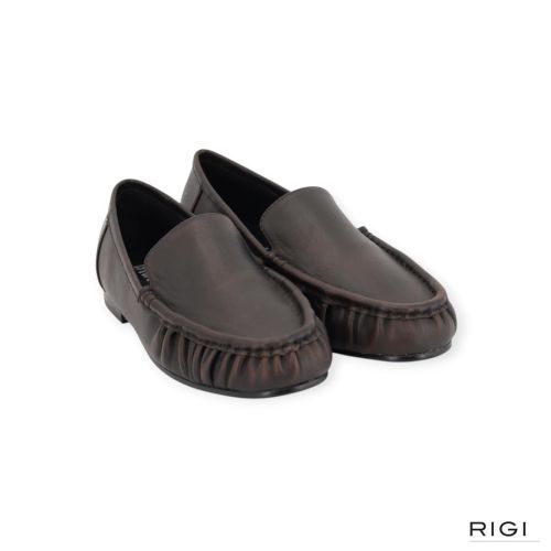 Bibi Lou Lysa loafer, mocassin in bruin leer voor dames. Bibi Lou Lysa loafer, mocassin in bruin leer voor dames.