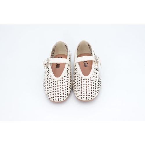 Bibi Lou Ballerina Off wit dames (Maia Flat 604Z28VK - Maia Flat 604Z28VK) - Rigi