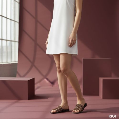 Bibi Lou Oribu muil in bruin leer voor dames. Bibi Lou Oribu muil in bruin leer voor dames.