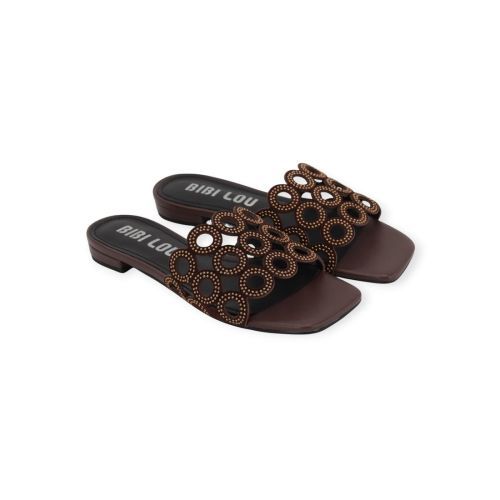 Bibi Lou Oribu muil in bruin leer voor dames. Bibi Lou Oribu muil in bruin leer voor dames.