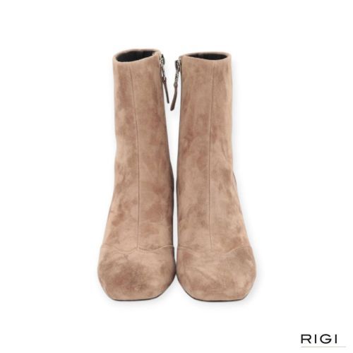 Bibi Lou Soren enkellaars voor dames in taupe suède. 