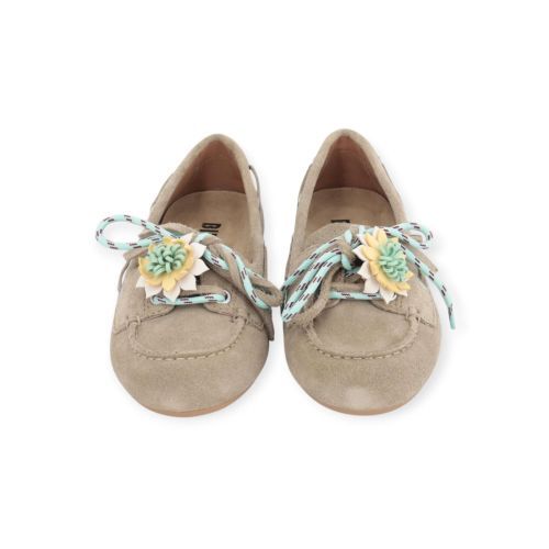 Bibi Lou Tana mocassin, bootschoen voor dames in zand suède. 