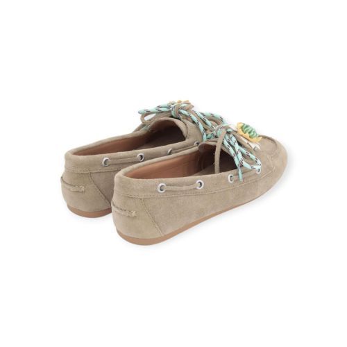 Bibi Lou Tana mocassin, bootschoen voor dames in zand suède. 