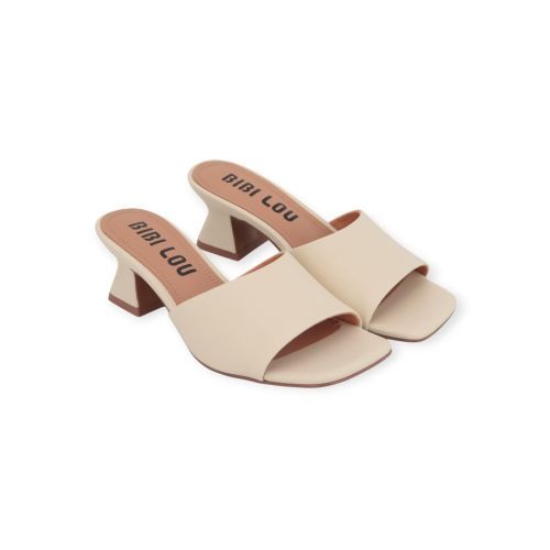 BIBI Lou Zia sandaal in off wit leer voor dames. 