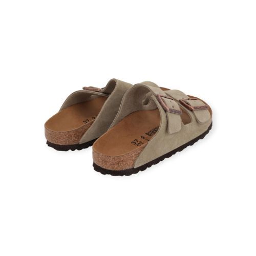 Birkenstock Arizona unisex slipper taupe suede. Birkenstock Arizona unisex slipper taupe suede.