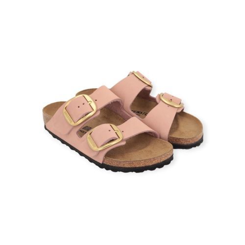 Birkenstock Arizona Big Buckle in roze voor dames. Birkenstock Arizona Big Buckle in roze voor dames.